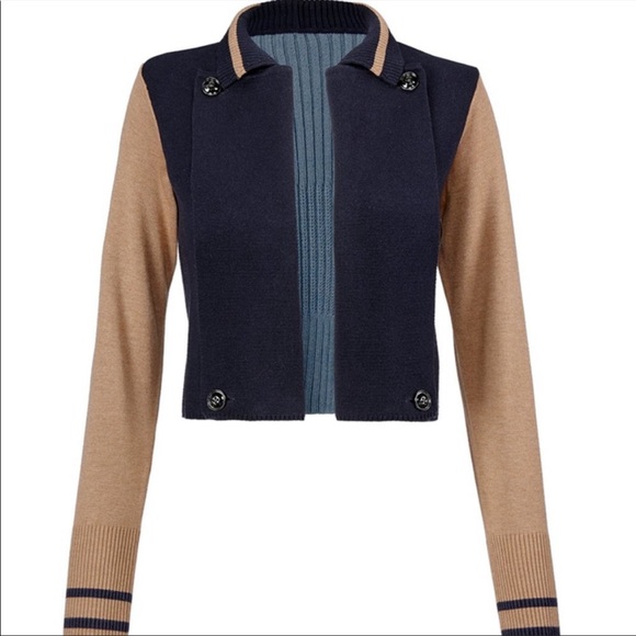 Cabi “School/Letterman” Cardigan. Multi Color, size small. - Picture 2 of 11